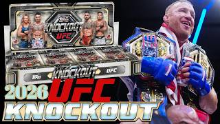 Justin Gaethje Got Me The NEW 2026 Topps Knockout UFC HALF PRICE!