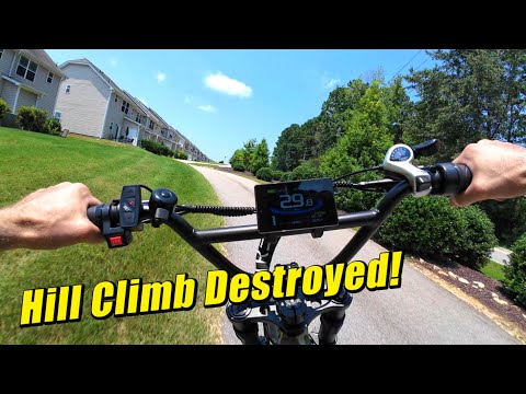 WIRED PREDATOR 72v Annihilates the Hill Climb!