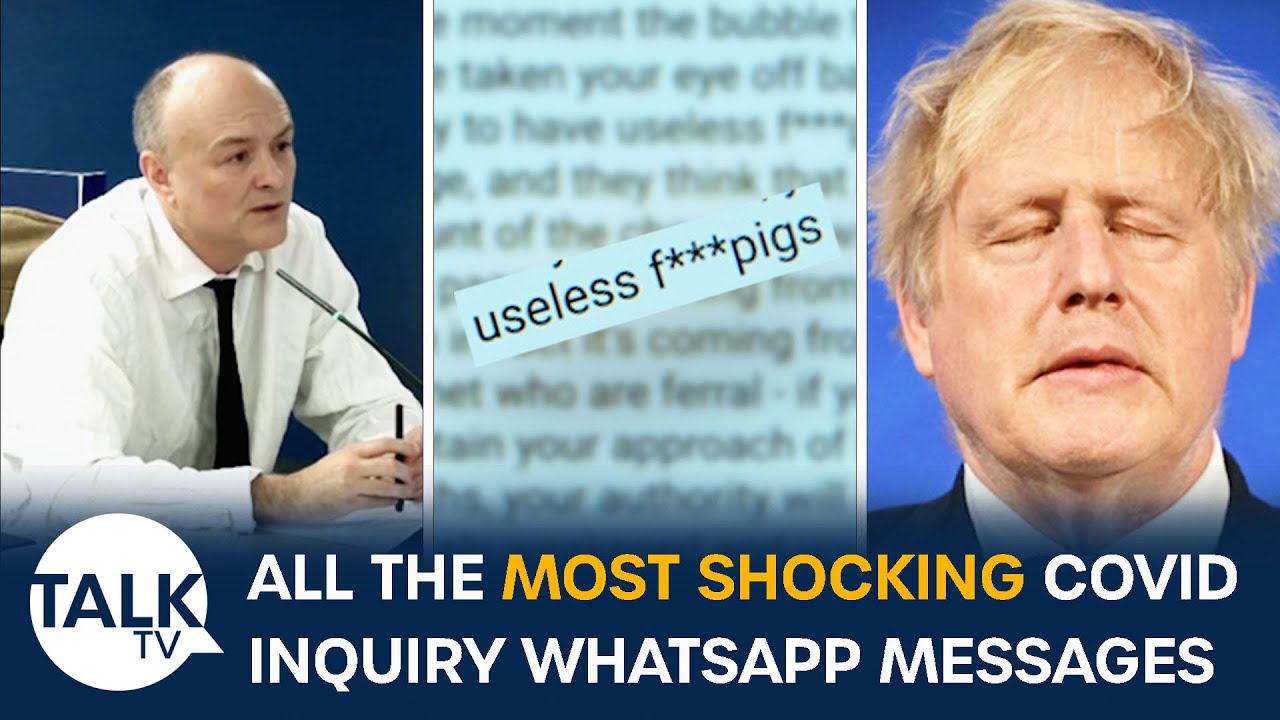 “F***pigs In Charge” All The Most Shocking WhatsApp Messages From The Covid-19 Inquiry