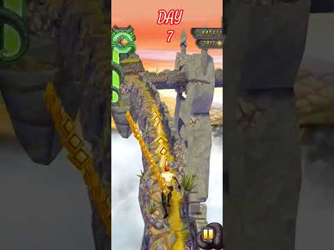 DAY-7 Temple Run का तैरता खिलाड़ी!" #gaming #games #youtubeshorts #temple
