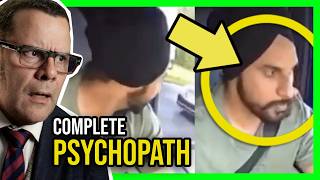 This PSYCHOPATH Driver Caught Himself On Camera