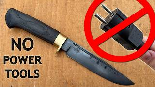 Can I make a Good knife with NO power tools?