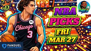 NBA Picks with Chef D | Friday March 27th