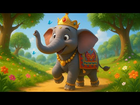 Hathi Raja kaha chale|हाथी राजा कहा चले|kids hindi rhyme (@Babydoll-rhymes )