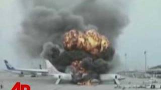 Raw Video of Plane Exploding As Passengers Flee