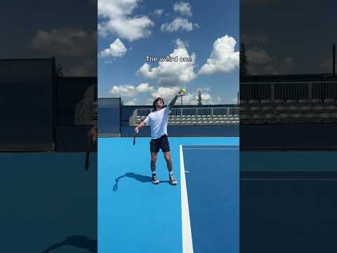 What is your type of Serve?📣 with @thetennis101.  #shorts