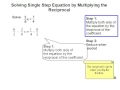 Reciprocal and Fraction Concepts