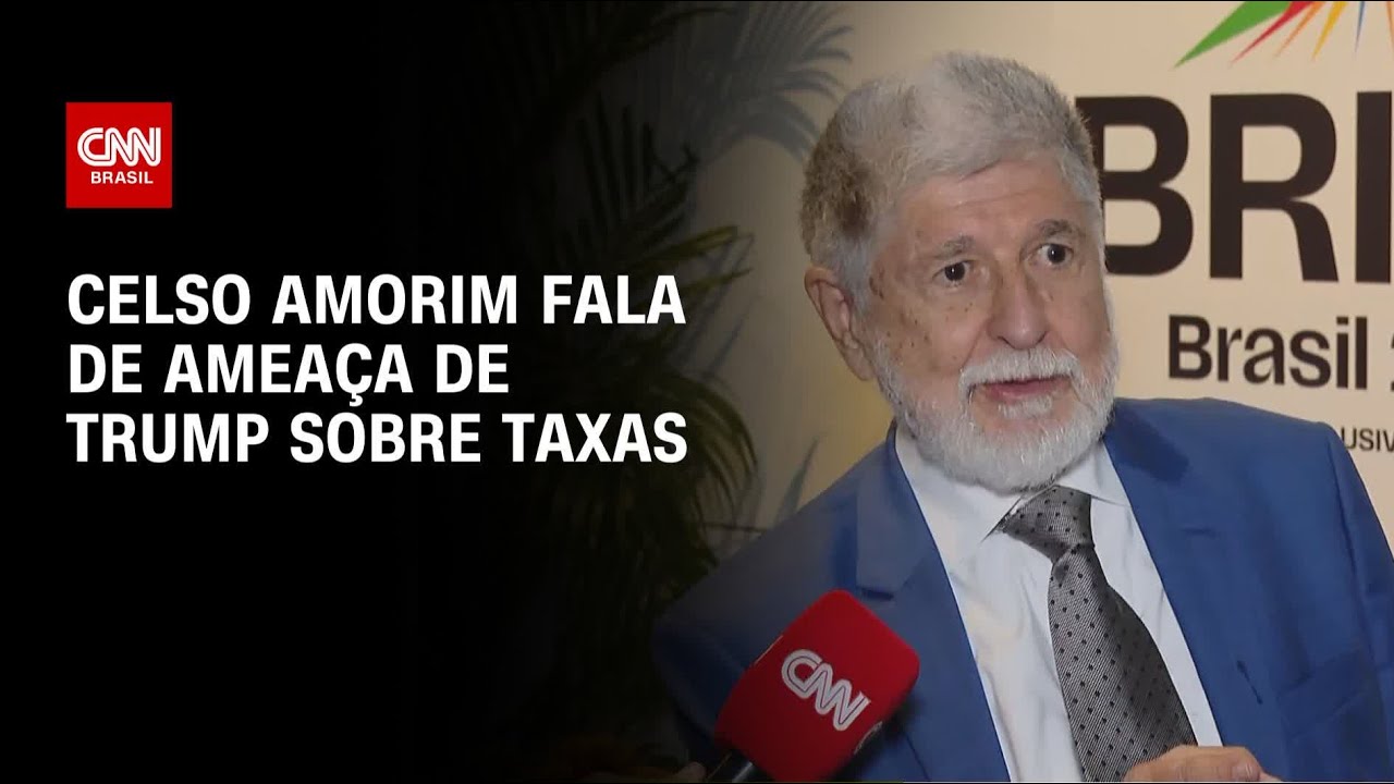 Celso Amorim fala à CNN sobre ameaça de Donald Trump ao Brics | LIVE CNN