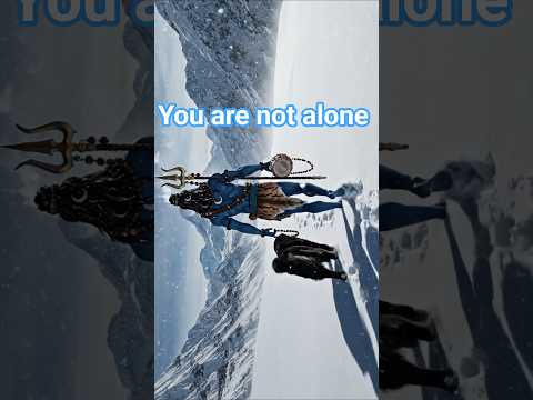 Solitude not emptiness Its space for becoming #mahadevshorts #shivbhakt #bholenathstatus #walkalone