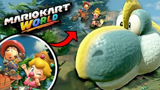 Free Roaming with Dinosaurs in Mario Kart World!