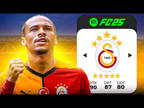 LEROY SANE GALATASARAY’DA NE YAPAR? // FC 25 KARİYER MODU