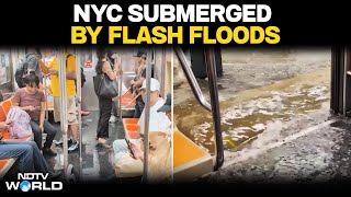 New York Flash Floods | New York City Subway Floods Amid Torrential Northeast Rains
