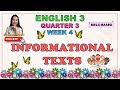 Types of Informational Texts