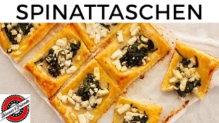 Schnelles Essen kochen: Spinattaschen mit Feta