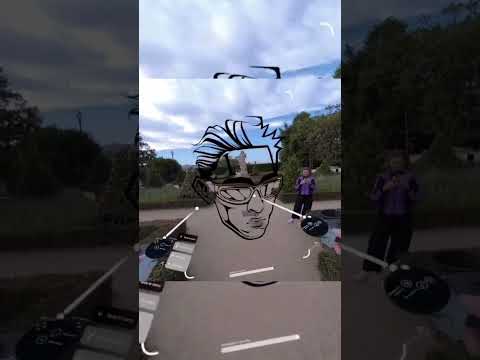 My art in the Barcelona sky ✨ @sketchar #ardrawing #sketchar