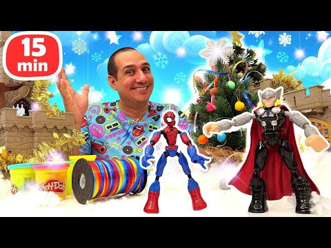 ¡La Navidad con el Señor Plastilina! Juegos de plastilina para niños