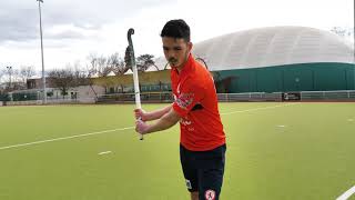 Hockey sur gazon - shoot coup droit - FC Lyon