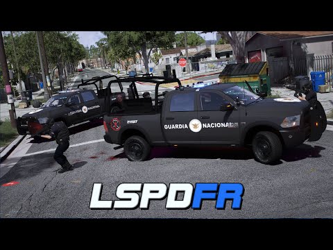 GTA 5 POLICIA | Guardia Nacional FERI [Fuerzas Especiales] Operativo Nocturno | TheAxelGamer