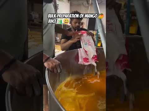 Bulk preparation of mango 🥭 juice 🧃😀........#music #bollywood #music