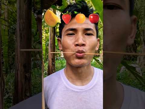 Sulap Emoji🍉🍓🍊🍎 |Emoji Mouth Magic 😲✨️ #shorts #trending #funny #reverse #food #satisfying #asmr