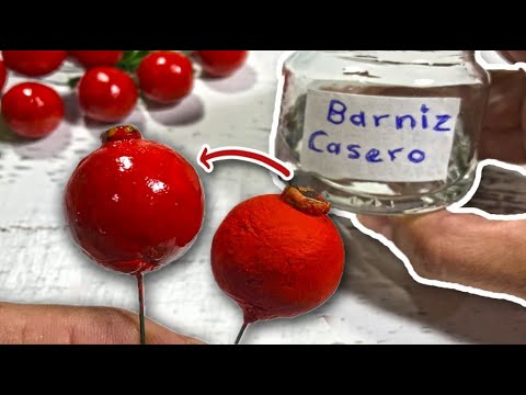 COMO HACER  BARNIZ CASERO /súper brillante y súper rápido de hacer/