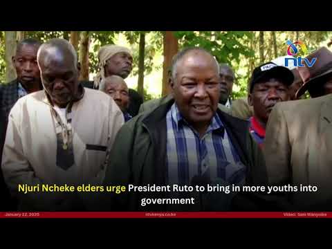 Njuri Ncheke elders urge president Ruto to bring in more youths into government