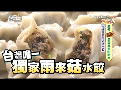 【食尚玩家】小花雜貨店雨來菇手工水餃 屏東獨賣！最美味「雨來菇餃」