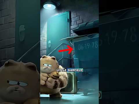 The date detail in Garfield! Two of them! 😯 #movie #shorts