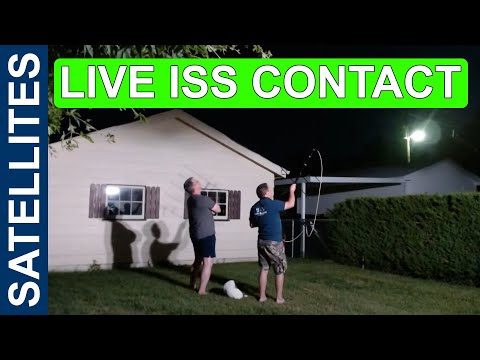 Live ISS Satellite Contact Pass