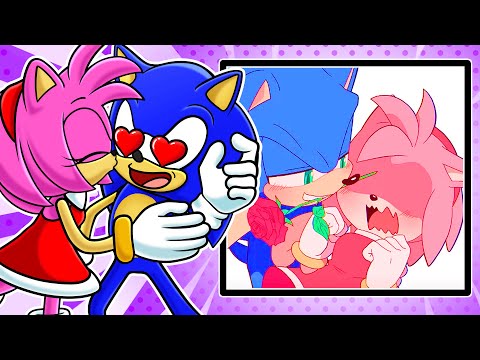 Sonic e Amy REAGIRAM a ANIMAÇÕES dos dois JUNTOS!