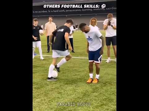 Last guy football skills are insane ☠️