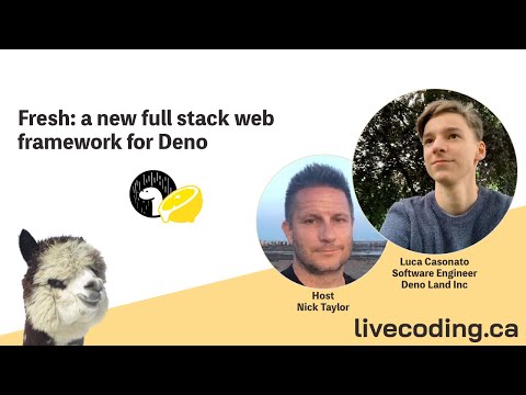 Fresh: a new full stack web framework for Deno with Luca Casonato