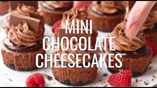 Mini Chocolate Cheesecakes