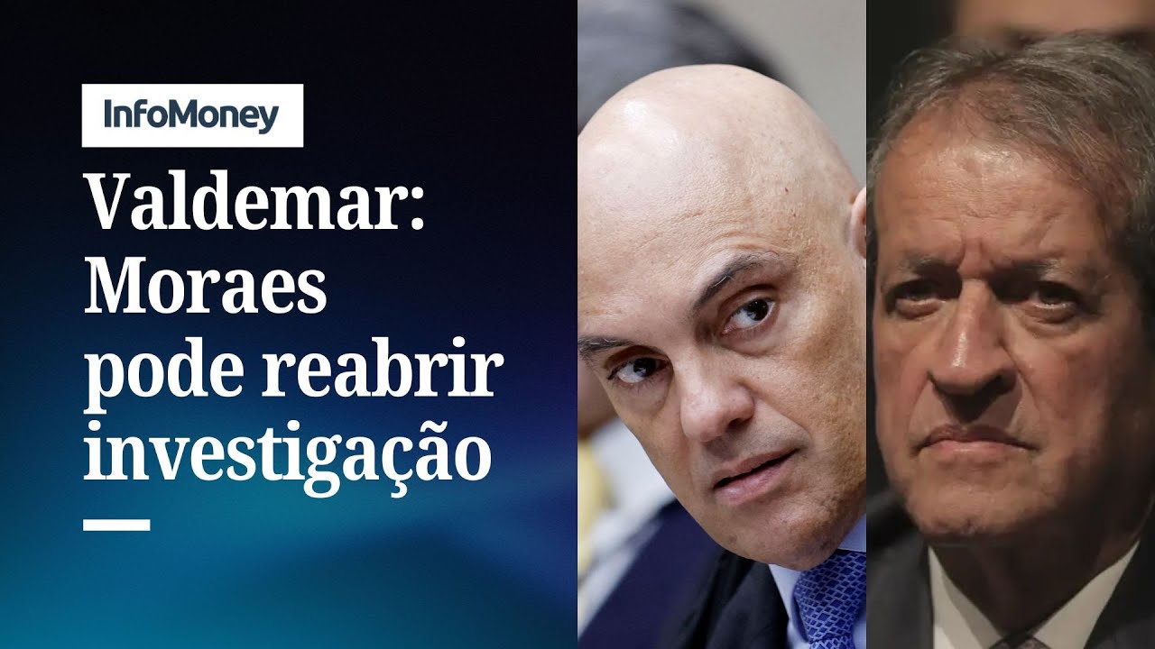 Moraes indica que pode reabrir investigação contra Valdemar por golpe | InfoMoney News