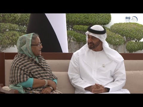 محمد بن زايد يستقبل رئيسة وزراء بنجلاديش