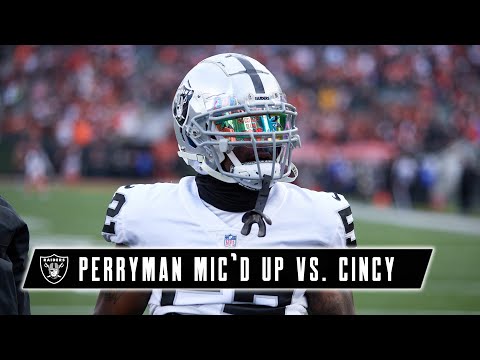 Denzel Perryman Mic'd Up vs. Cincinnati Bengals | Wild Card | Las Vegas Raiders | NFL video clip