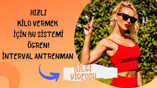 HIZLI YAĞ YAKIMI İÇİN BU SİSTEMİ KAÇIRMA🔥#interval antrenman #yağyakımı