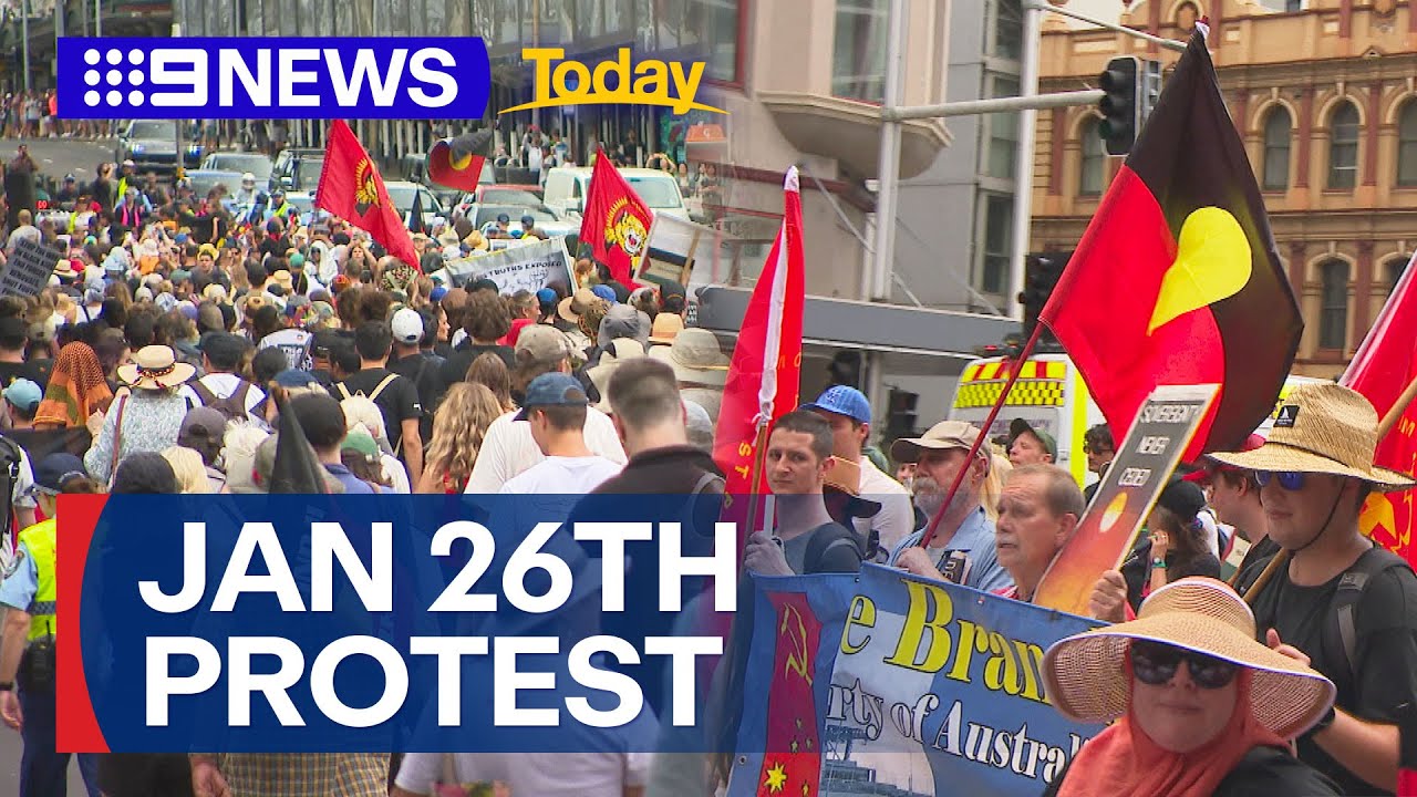 Thousands across the country attend Australia Day protests