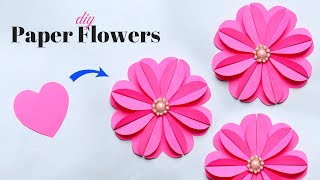 Paper Flowers | Flower Making with Paper | PaperCraft | DIY Flower