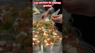 Les verrines et tartelettes de nos traiteurs #traiteur #gravlax #saumon #tartelette