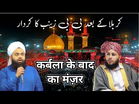 Karbala Ke Bad Ka Manzar | Karbala Me Bibi Zainab Ka Kirdar by Sayyed Aminul Qadri Sb at Nasirabad