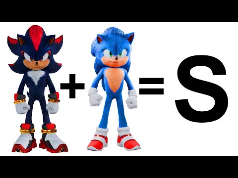 SHADOW MOVIE fusion SONIC MOVIE - Sonic the hedgehog / Sonic the movie 1 / Sonic the movie 2