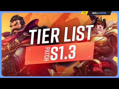 NEW TIER LIST for PATCH 25.S1.3 - League of Legends