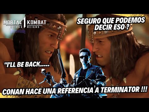 CONAN HACE UNA REFERENCIA A TERMINATOR !!! Dialogos Conan En Español Latino Mortal Kombat 1