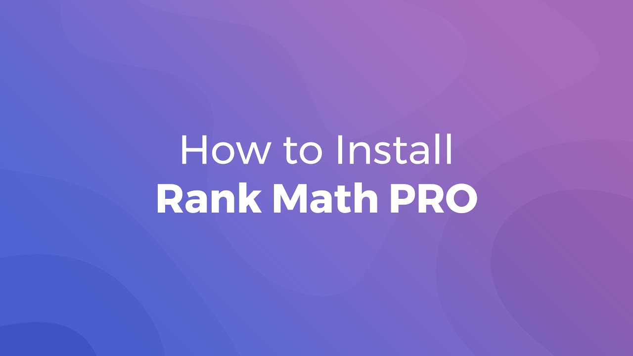 Rank Math Intro Video