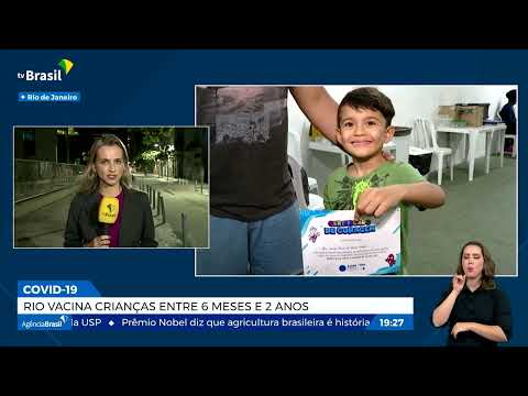 Rio de Janeiro vacina crianças com mais de seis meses