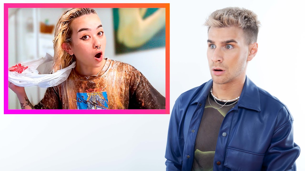 Hairdresser reacts to people trying to dye their black hair to gray/ silver