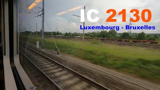IC 2130 Mitfahrt Luxembourg - Bruxelles Nord | Desiro ML