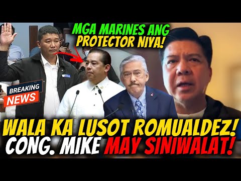 CONG MIKE DEFENSOR NAG SALITA NA! ROMUALDEZ WALA KANA LUSOT DITO! MAGALONG LINAYASAN NA SI MARCOS JR