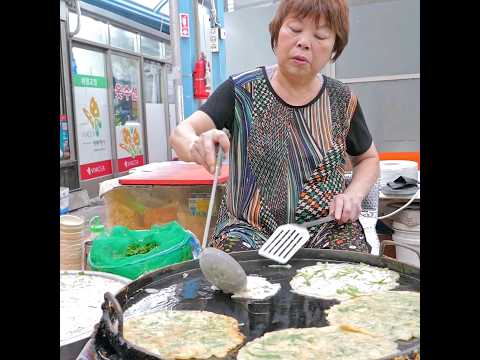 500원짜리 부추전 / $0.38 pancakes